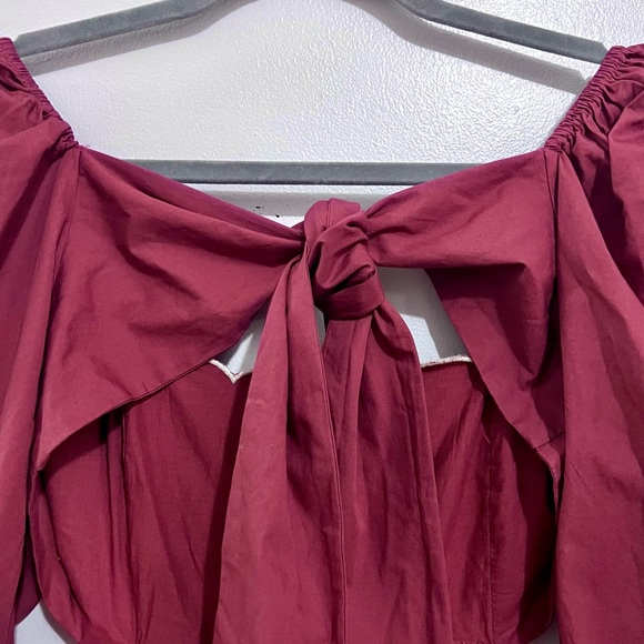 NWT Anthropologie Forever That Girl Sandalwood Brown Scalloped Dress MSRP$160 - Picture 13 of 16